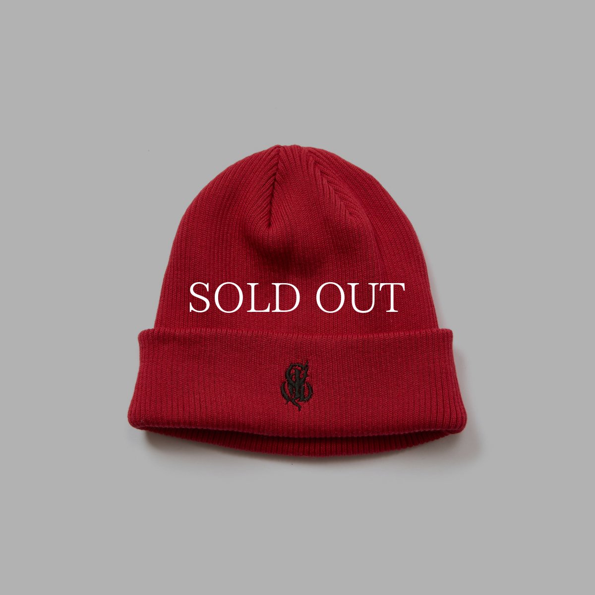 画像3: CALEE  CAL NT LOGO KNIT CAP (3)