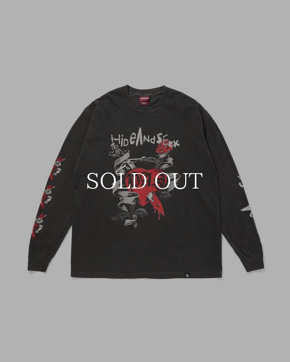 画像3: HideandSeek  Heart And Dagger L/S Tee(Front) (3)