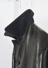 画像4: MASSES   LEATHER CAR COAT  (4)