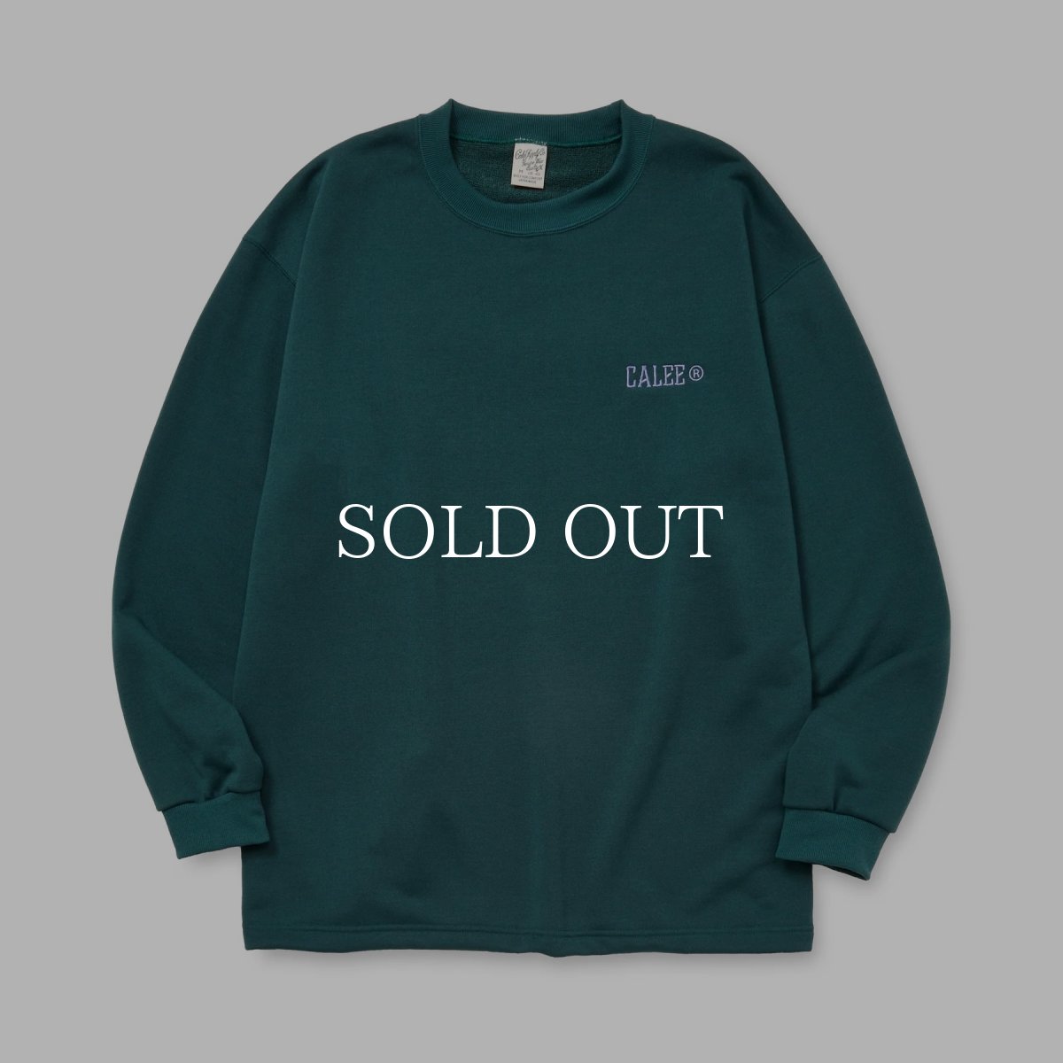 画像1: CALEE  AEROKNOT CALEE NATINAL LOGO DROP L/S TEE (1)