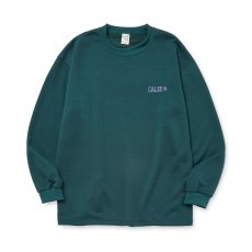 画像1: CALEE  AEROKNOT® CALEE NATINAL LOGO DROP L/S TEE (1)