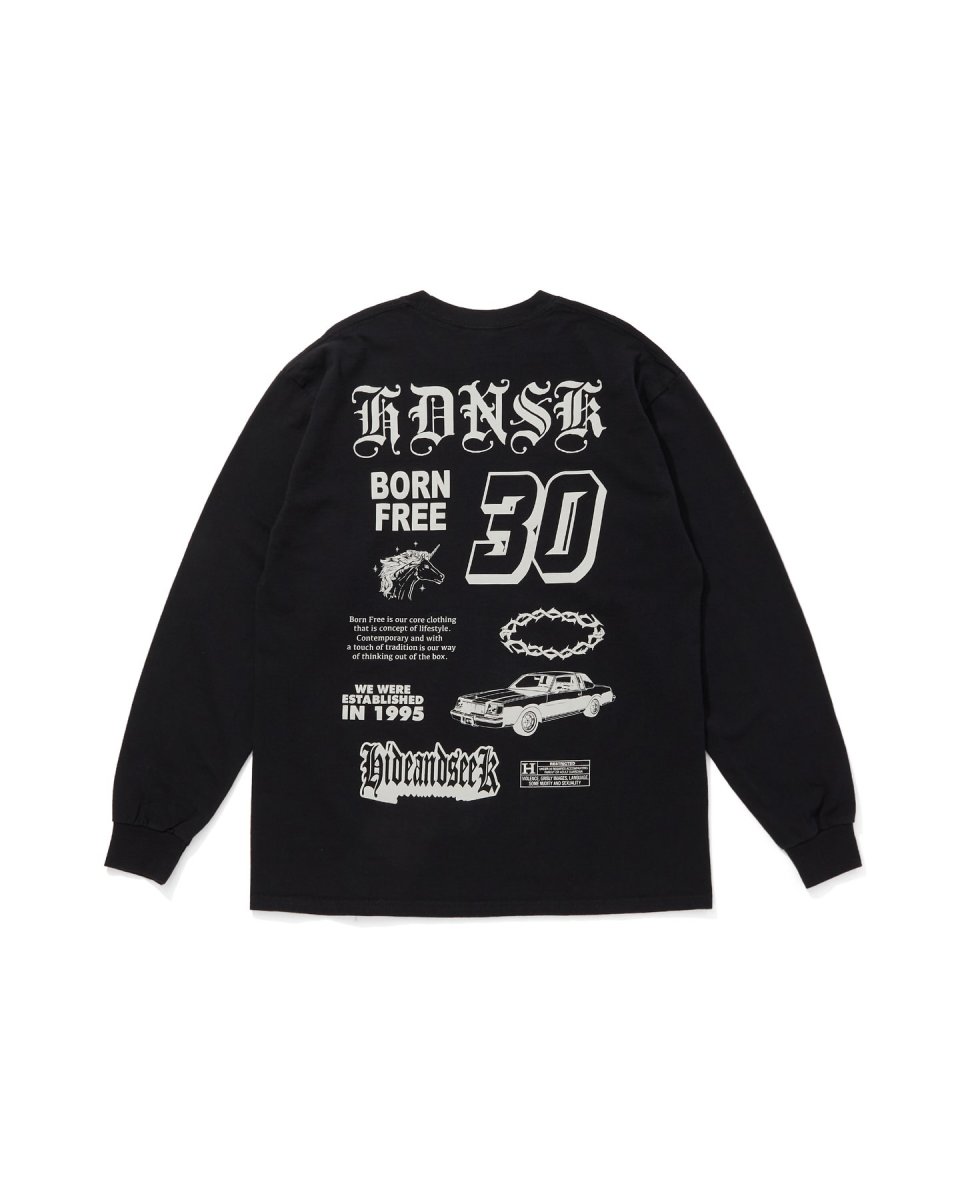画像1: HideandSeek  30 L/S Tee (1)