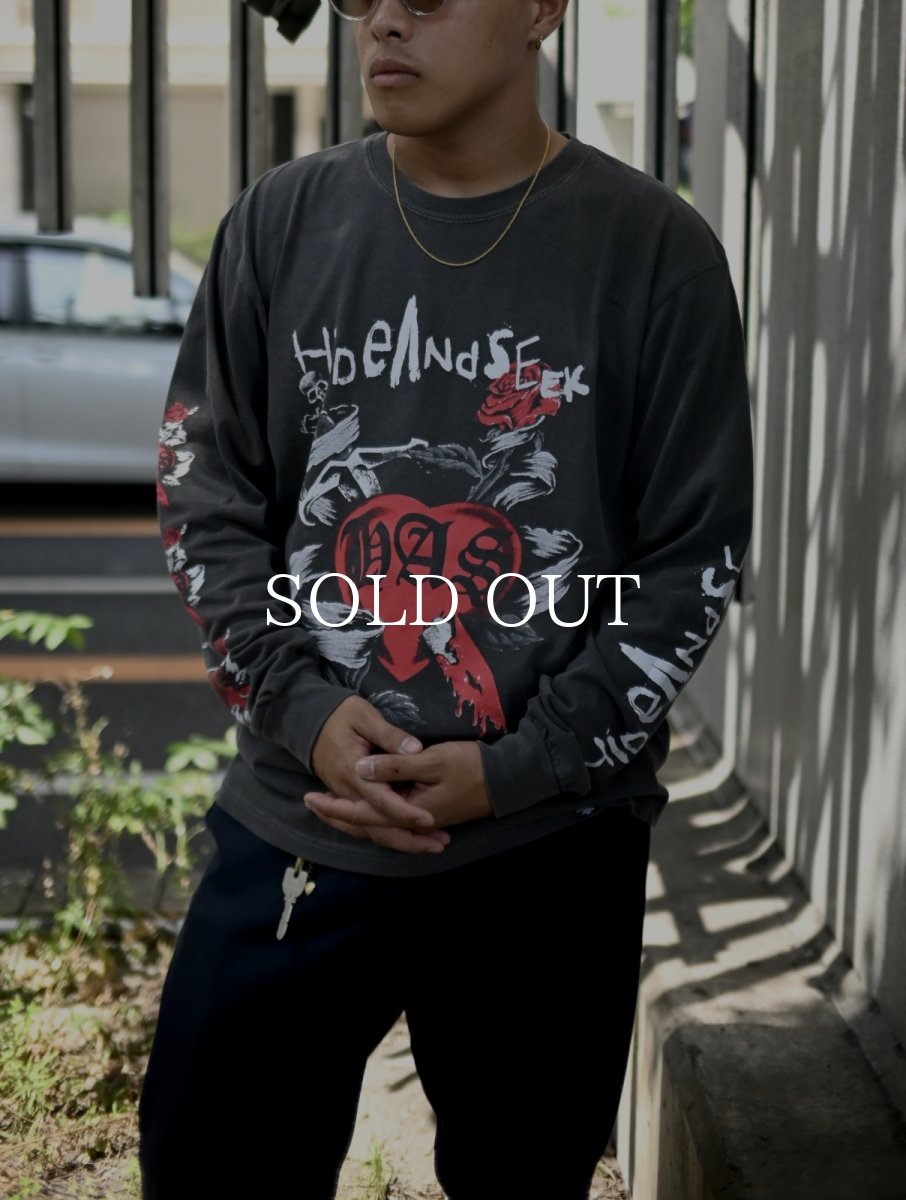 画像6: HideandSeek  Heart And Dagger L/S Tee(Front) (6)