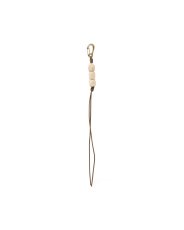 画像1: hobo  GEOMETRIC WOOD BEADS KEY RING with BRASS (1)
