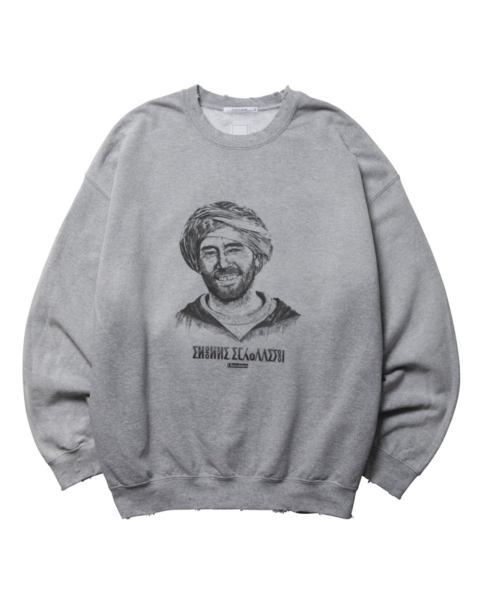 画像7: Liberaiders  PORTRAIT CREWNECK (7)