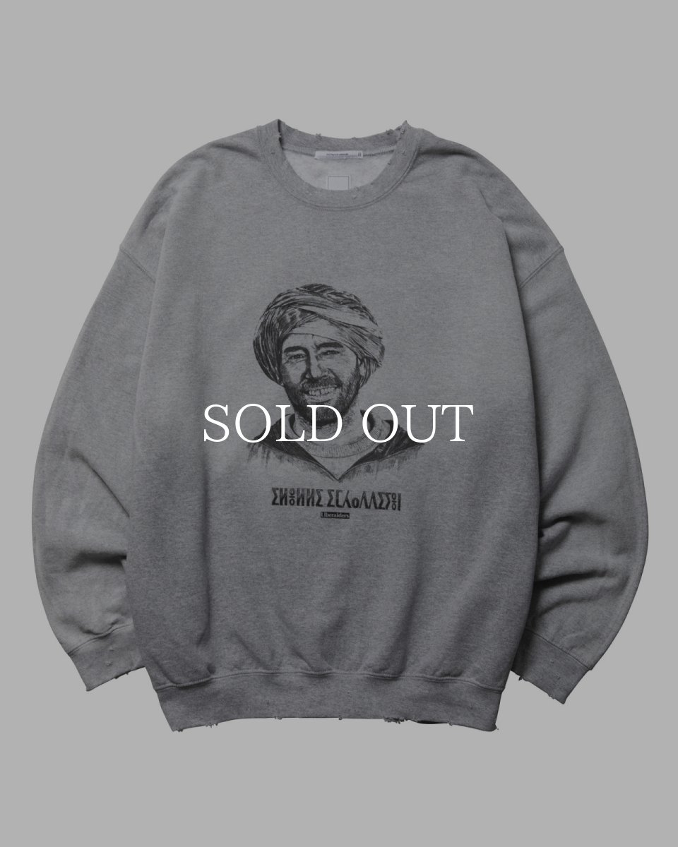 画像7: Liberaiders  PORTRAIT CREWNECK (7)