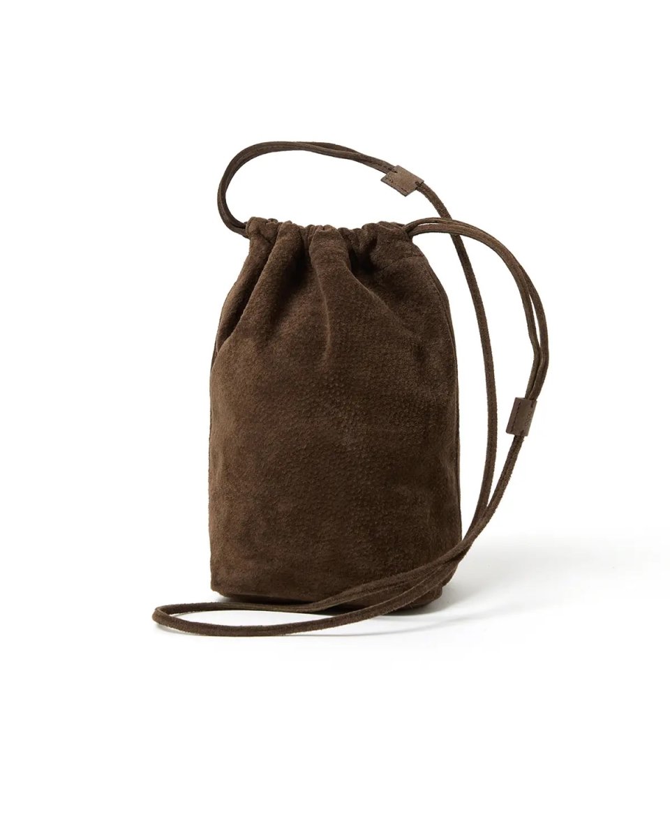 画像1: hobo  DRAWSTRING POUCH PIG SUEDE (1)
