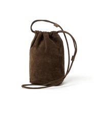 画像1: hobo  DRAWSTRING POUCH PIG SUEDE (1)
