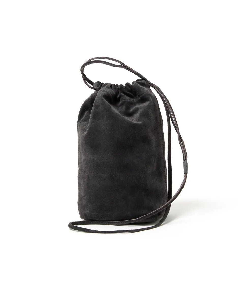 画像2: hobo  DRAWSTRING POUCH PIG SUEDE (2)