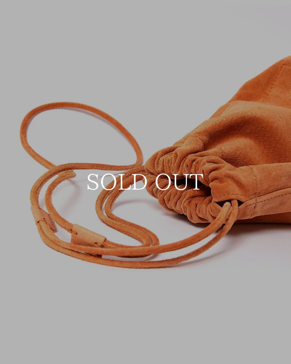 画像4: hobo  DRAWSTRING POUCH PIG SUEDE (4)