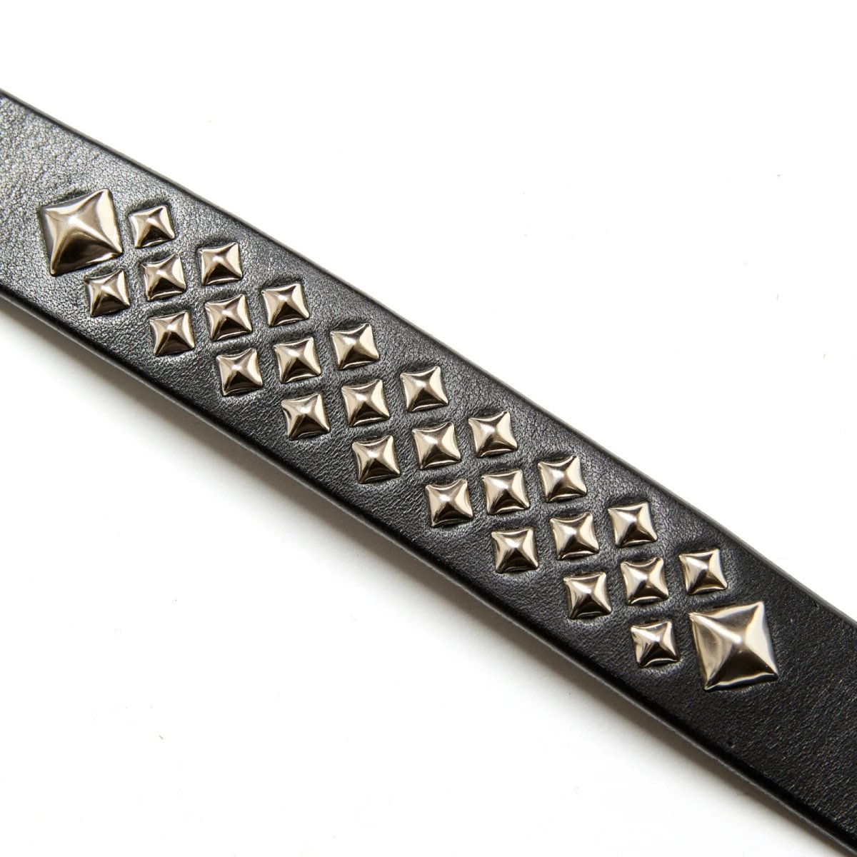 画像3: CALEE  STUDS LEATHER NARROW LONG BELT (3)