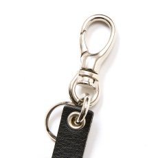 画像2: CALEE  ROUND & PYRAMID STUDS LEATHER SHORT KEY RING (2)