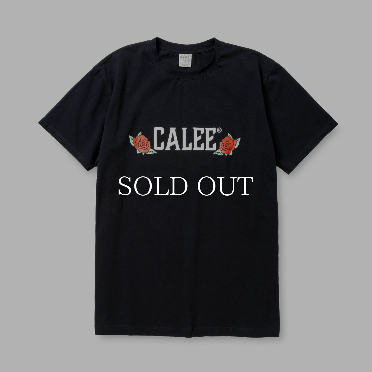 画像5: CALEE  STRETCH CALEE ROSE LOGO TEE (5)