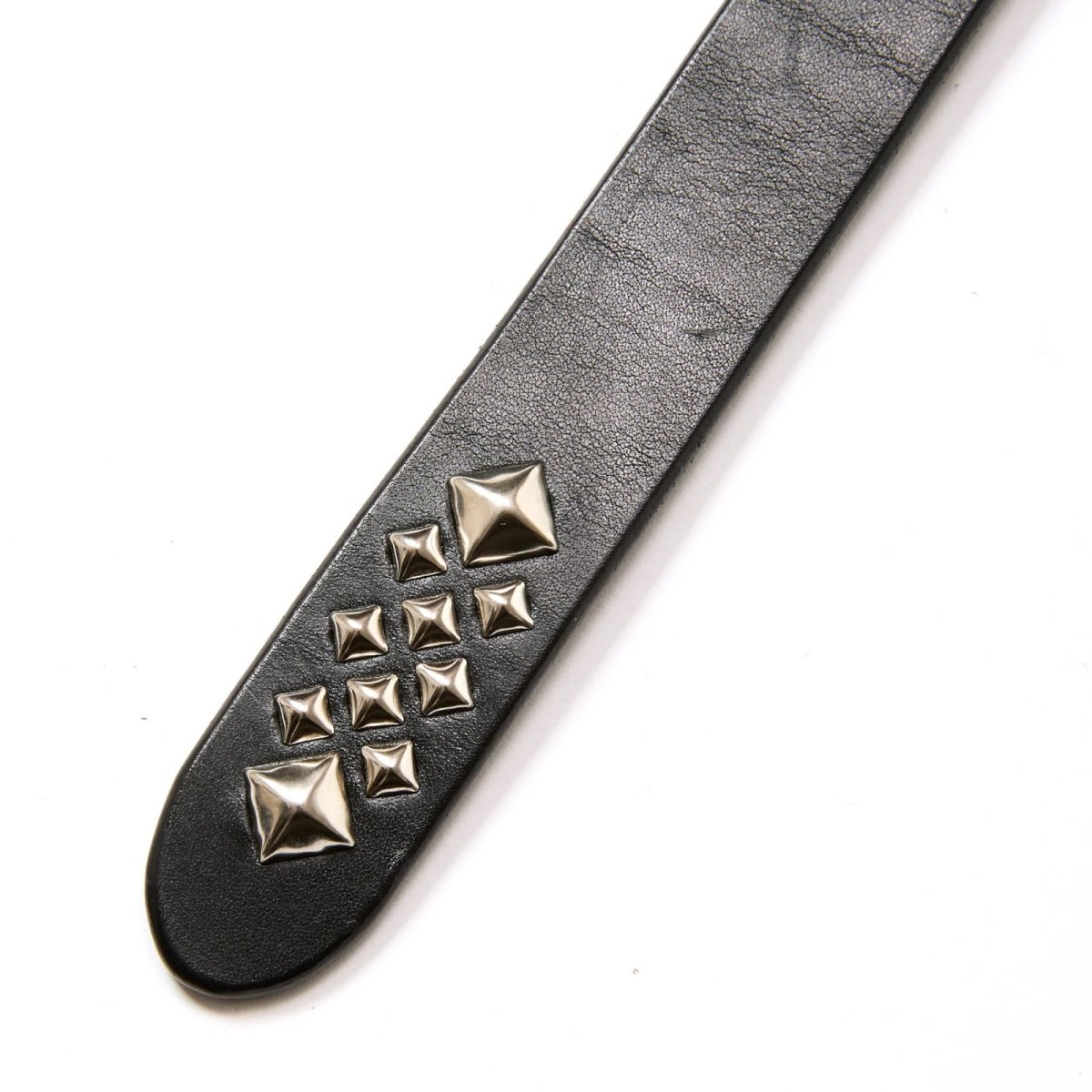 画像4: CALEE  STUDS LEATHER NARROW LONG BELT (4)