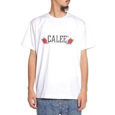 画像7: CALEE  STRETCH CALEE ROSE LOGO TEE (7)