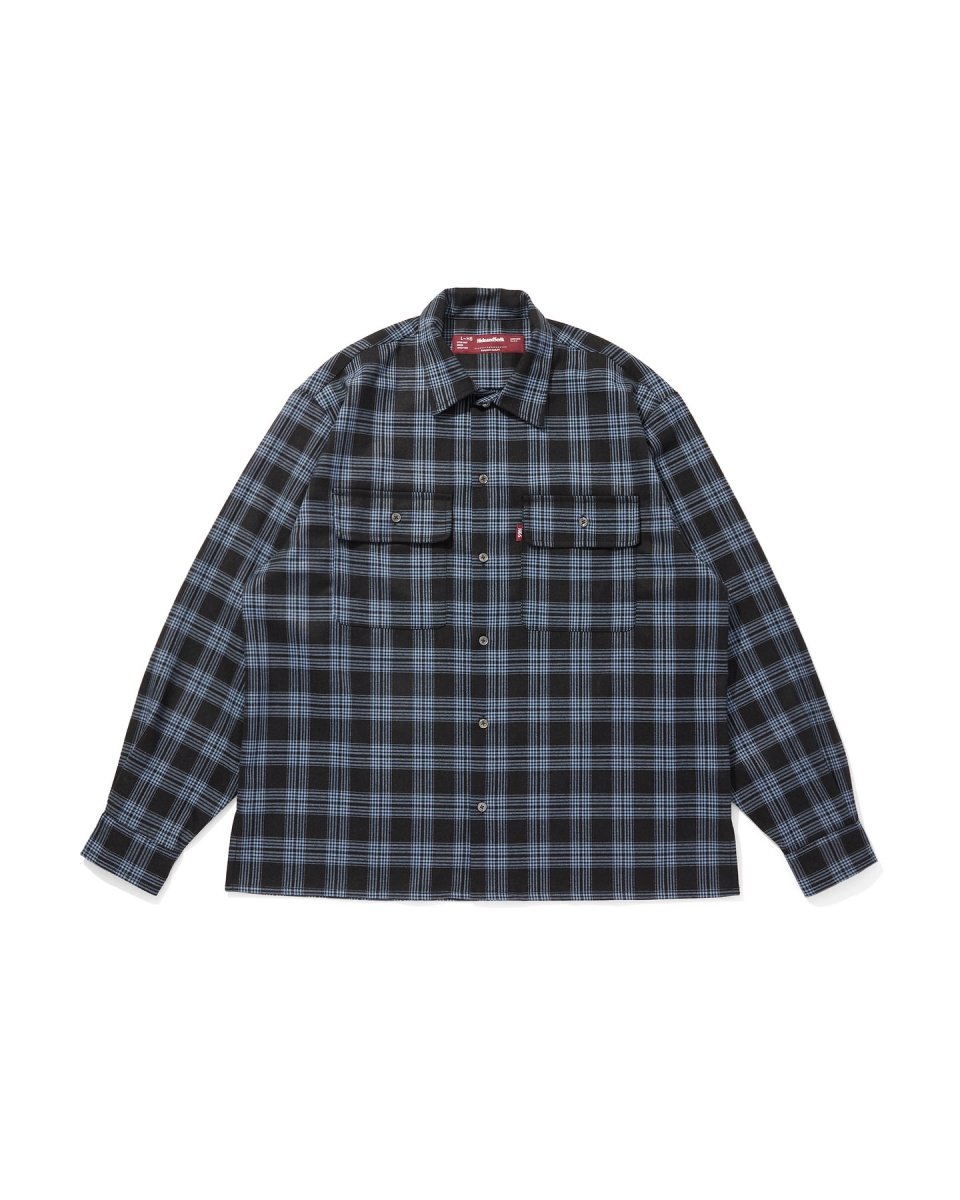 画像1: HideandSeek  Check L/S Shirt(25aw-2) (1)