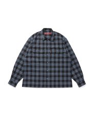 画像1: HideandSeek  Check L/S Shirt(25aw-2) (1)