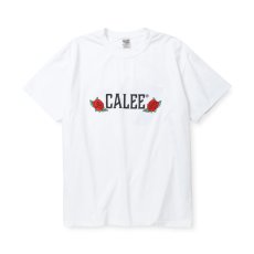 画像1: CALEE  STRETCH CALEE ROSE LOGO TEE (1)