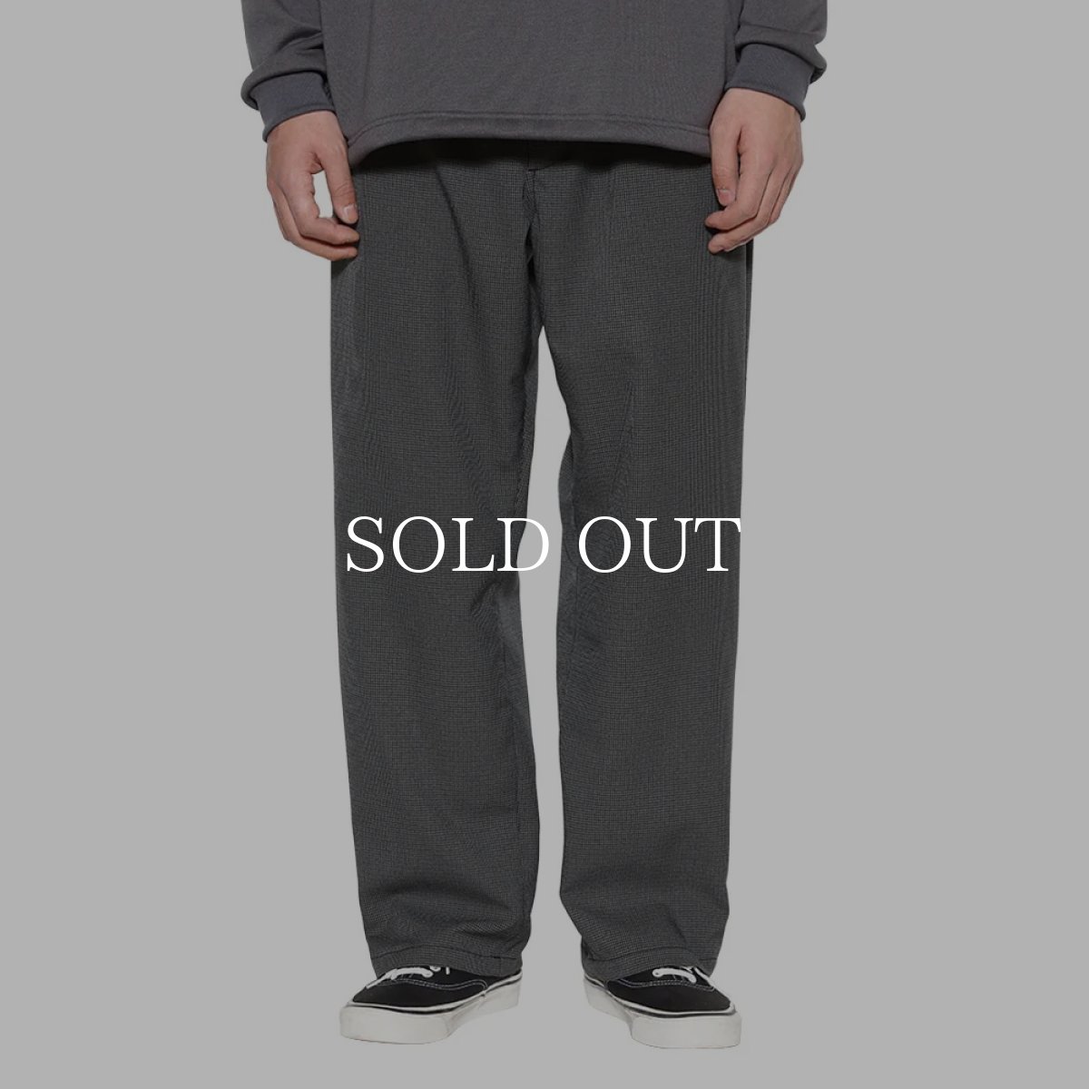 画像7: CALEE  HOUNDSTOOTH EASY SLACKS (7)