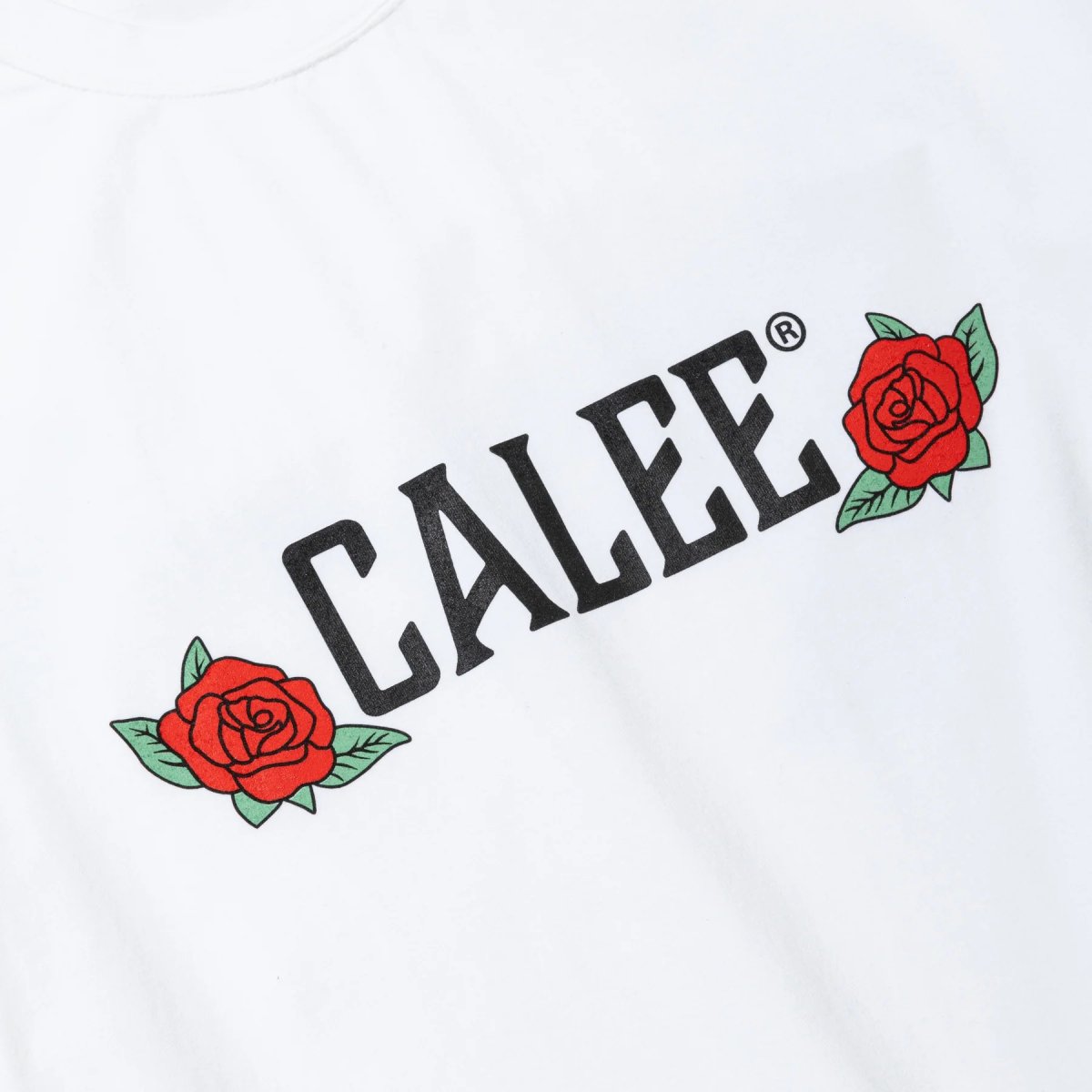 画像4: CALEE  STRETCH CALEE ROSE LOGO TEE (4)