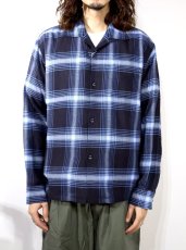 画像9: RATS  COTTON RAYON CHECK SHIRT (9)
