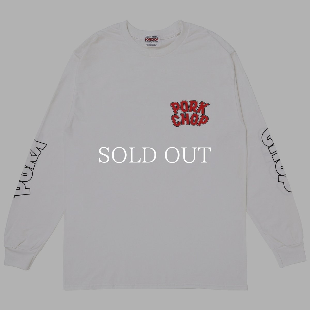 画像2: PORKCHOP GARAGE SUPPLY  WP BIG LOGO L/S TEE (2)