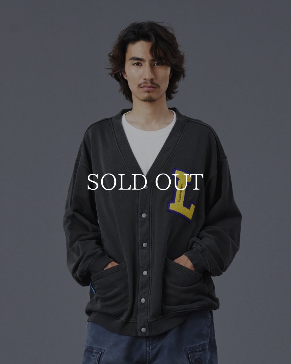 画像8: Liberaiders  GARMENT DYED SWEAT CARDIGAN (8)