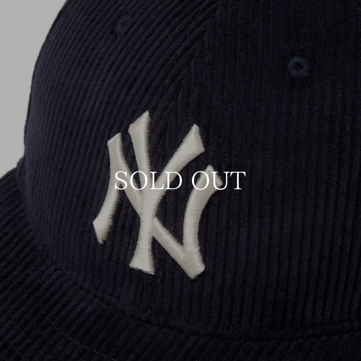 画像4: NEW ERA  RC 9FIFTY レザーストラップ Corduroy コーデュロイ ニューヨーク・ヤンキース ネイビー (4)