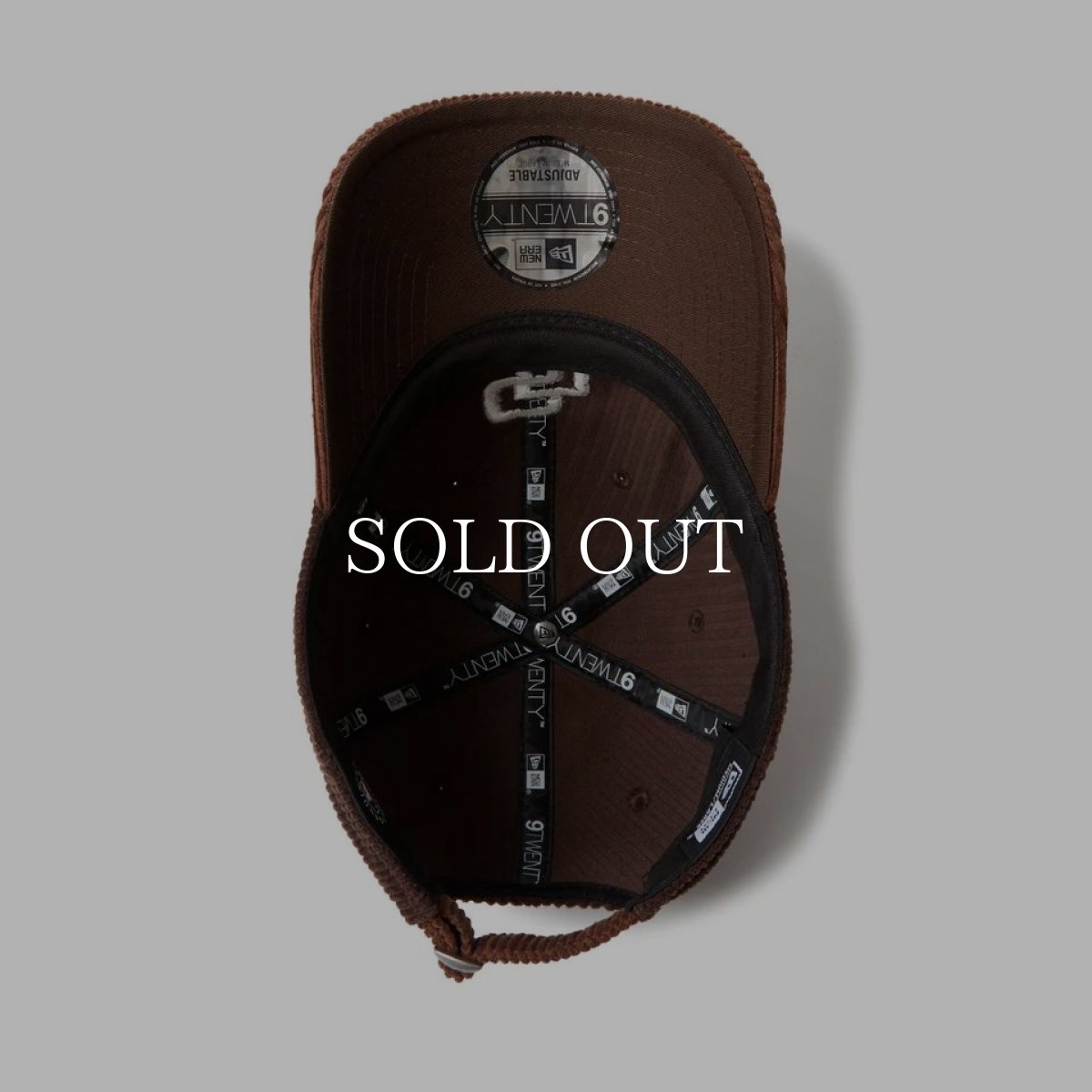 画像4: NEW ERA  9TWENTY Corduroy コーデュロイ サンディエゴ・パドレス ダークブラウン ブラウンバイザー (4)