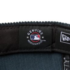 画像9: NEW ERA  59FIFTY Corduroy コーデュロイ ニューヨーク・ヤンキース ブルーグリーン ネイビーバイザー (9)
