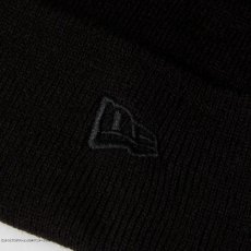 画像7: NEW ERA  ベーシック カフニット ちびまる子ちゃん フラッグロゴ ブラック (7)