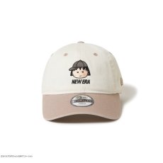 画像2: NEW ERA  キッズ Youth 9TWENTY ちびまる子ちゃん まる子 アイボリー アッシュブラウンバイザー (2)