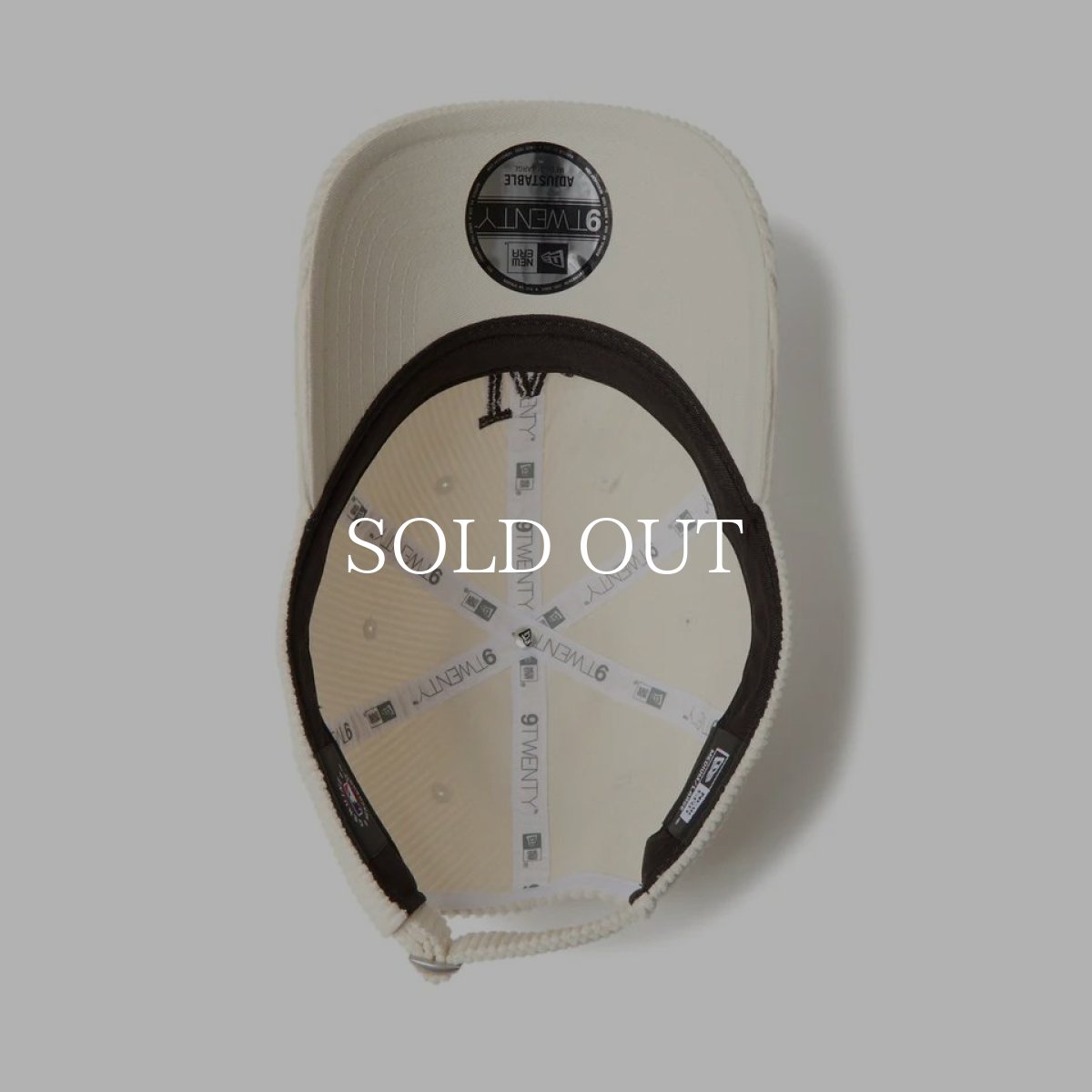 画像3: NEW ERA  9TWENTY Corduroy コーデュロイ ロサンゼルス・ドジャース アイボリー (3)