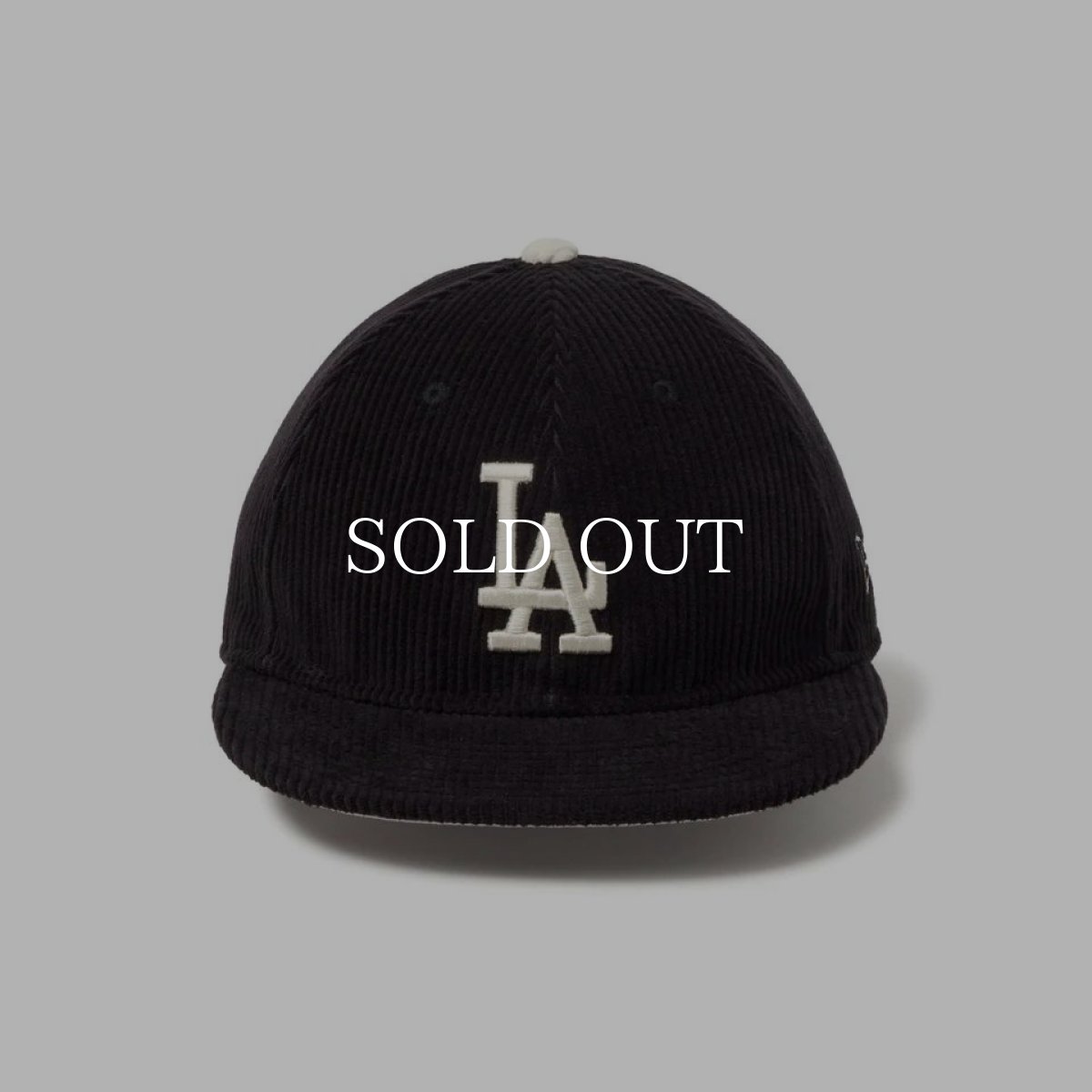 画像3: NEW ERA  RC 9FIFTY レザーストラップ Corduroy コーデュロイ ロサンゼルス・ドジャース ブラック (3)