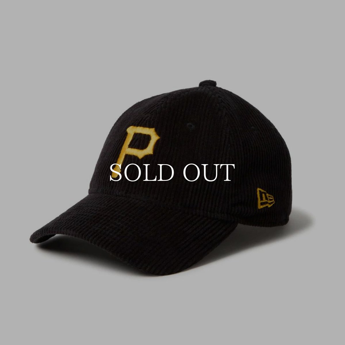 画像1: NEW ERA  9TWENTY Corduroy コーデュロイ ピッツバーグ・パイレーツ ブラック (1)