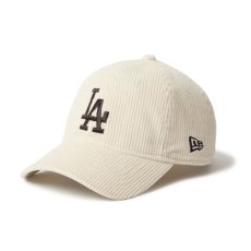 画像1: NEW ERA  9TWENTY Corduroy コーデュロイ ロサンゼルス・ドジャース アイボリー (1)