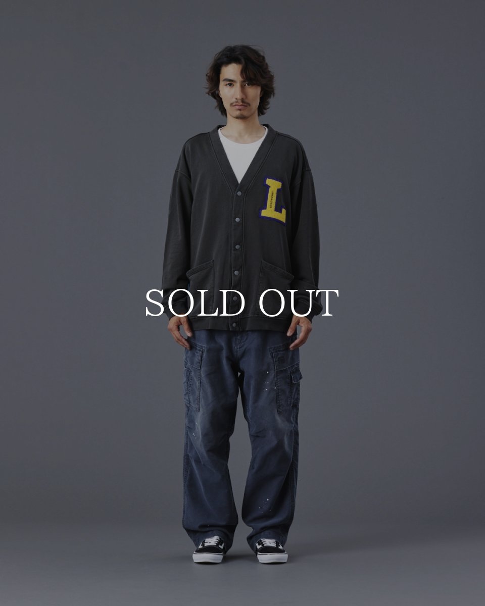 画像9: Liberaiders  GARMENT DYED SWEAT CARDIGAN (9)