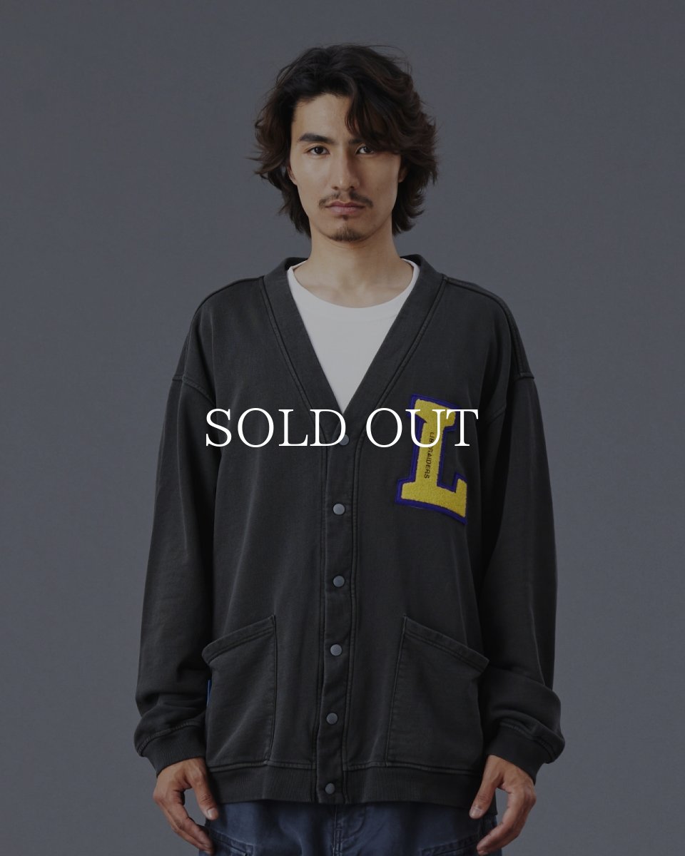 画像6: Liberaiders  GARMENT DYED SWEAT CARDIGAN (6)