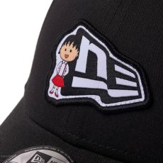 画像5: NEW ERA  9FORTY ちびまる子ちゃん フラッグロゴ まる子 ブラック (5)