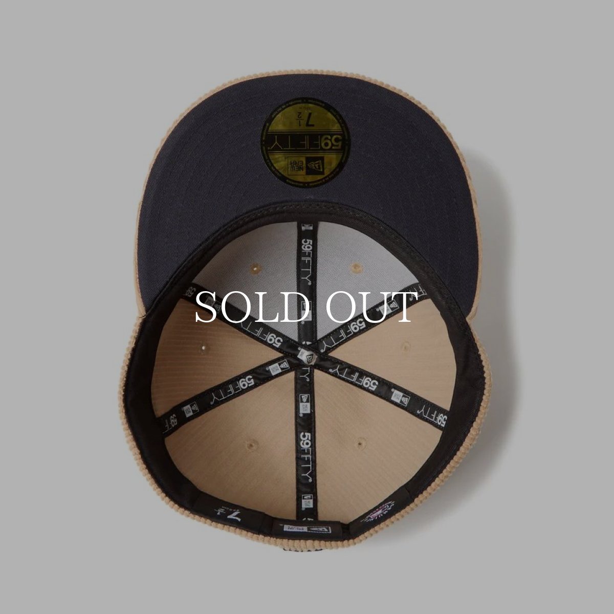 画像4: NEW ERA  59FIFTY Corduroy コーデュロイ ロサンゼルス・ドジャース ベージュ (4)