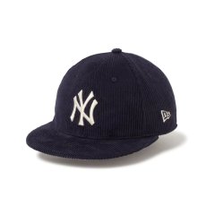 画像1: NEW ERA  RC 9FIFTY レザーストラップ Corduroy コーデュロイ ニューヨーク・ヤンキース ネイビー (1)