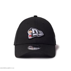 画像2: NEW ERA  9FORTY ちびまる子ちゃん フラッグロゴ まる子 ブラック (2)