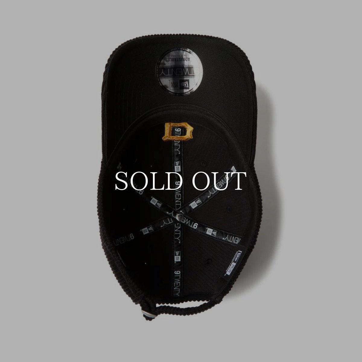 画像3: NEW ERA  9TWENTY Corduroy コーデュロイ ピッツバーグ・パイレーツ ブラック (3)