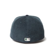 画像4: NEW ERA  59FIFTY Corduroy コーデュロイ ニューヨーク・ヤンキース ブルーグリーン ネイビーバイザー (4)
