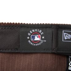 画像9: NEW ERA  59FIFTY Corduroy コーデュロイ デトロイト・タイガース ダークブラウン (9)