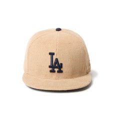 画像2: NEW ERA  59FIFTY Corduroy コーデュロイ ロサンゼルス・ドジャース ベージュ (2)