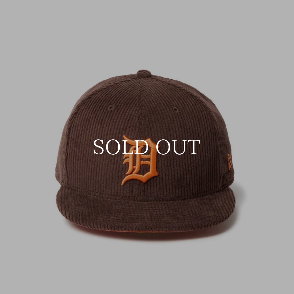 画像3: NEW ERA  59FIFTY Corduroy コーデュロイ デトロイト・タイガース ダークブラウン (3)