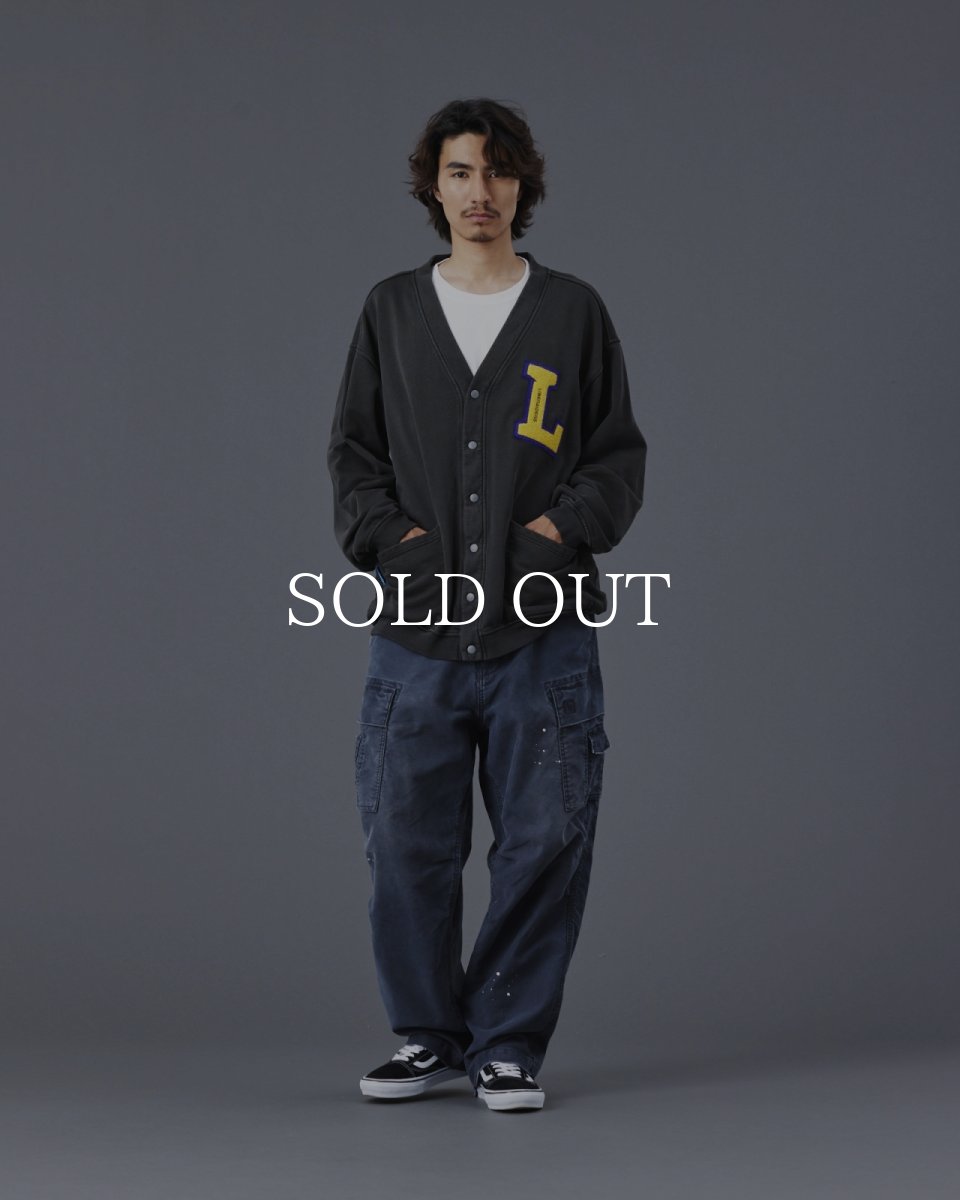 画像11: Liberaiders  GARMENT DYED SWEAT CARDIGAN (11)