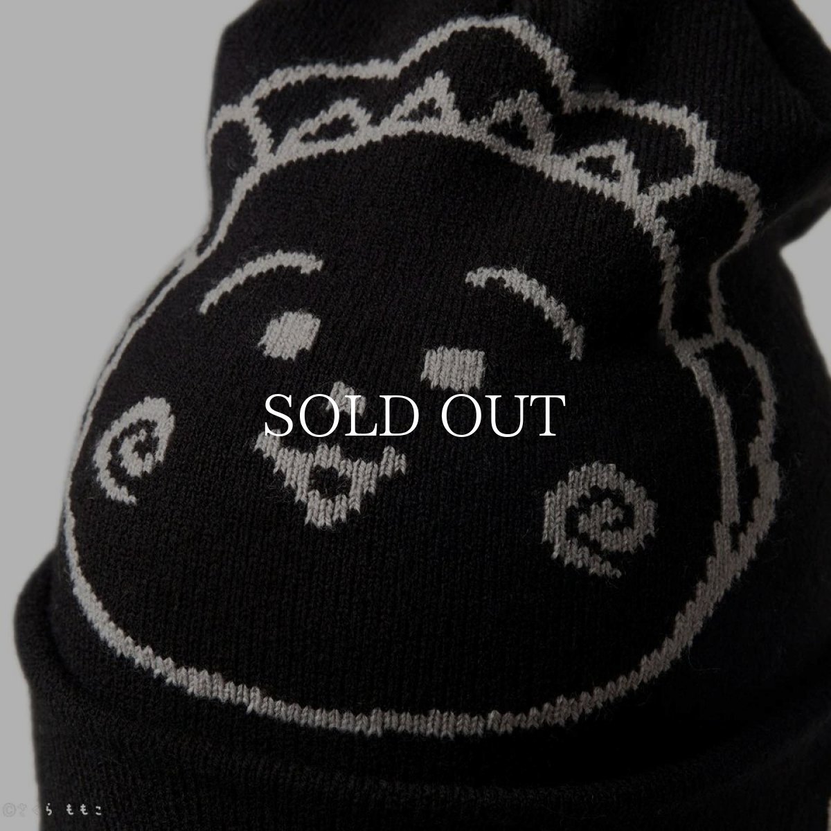 画像4: NEW ERA  ベーシック カフニット コジコジ COJI-COJI ジャカード ブラック (4)