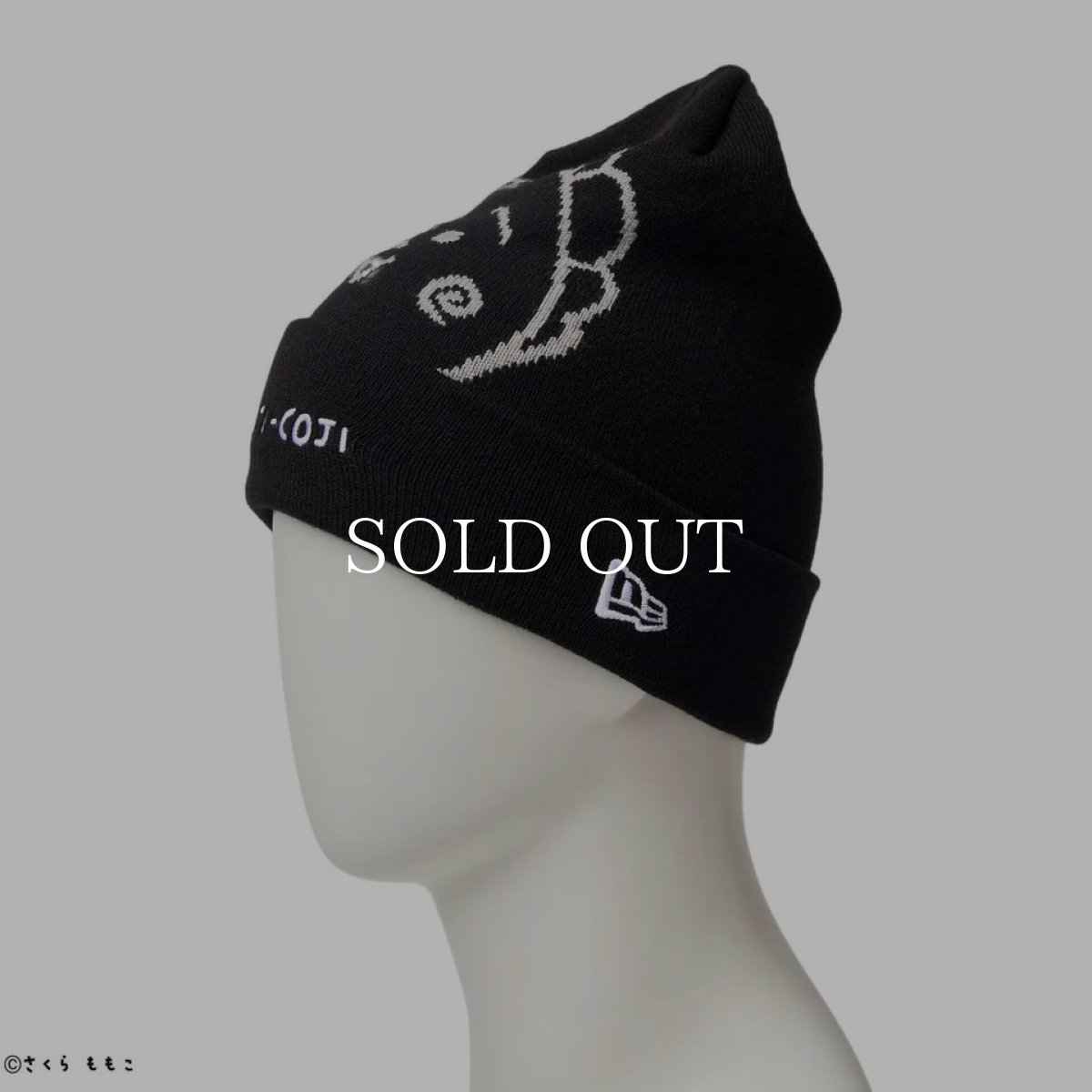 画像5: NEW ERA  ベーシック カフニット コジコジ COJI-COJI ジャカード ブラック (5)